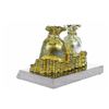 Image 6 : Gold Plexiglases Symbol of Wealth Good Luck Figurine
