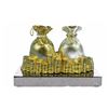 Image 7 : Gold Plexiglases Symbol of Wealth Good Luck Figurine