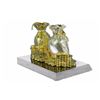Image 8 : Gold Plexiglases Symbol of Wealth Good Luck Figurine