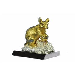 Gold Plexiglases Chinese Fengshui Statue