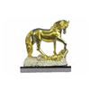 Image 7 : Gold Plexiglases Male Stallion Sculpture