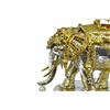 Image 2 : Gold Plexiglases African Elephant Sculpture Figure