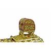 Image 3 : Gold Plexiglases African Elephant Sculpture Figure