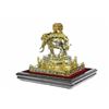 Image 4 : Gold Plexiglases African Elephant Sculpture Figure