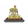 Image 5 : Gold Plexiglases African Elephant Sculpture Figure