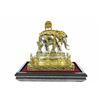 Image 8 : Gold Plexiglases African Elephant Sculpture Figure