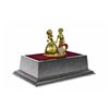 Image 9 : Gold Plexiglases Couple in Love Sculpture