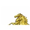 Image 4 : Gold Plexiglases Three Horses Sculpture