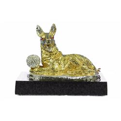 Gold Plexiglases Kind Chinese Zodiac Sculpture