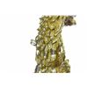 Image 7 : Gold Plexiglases Peacock With Sapphire Statue