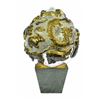 Gold Plexiglases Lucky Chinese All Zodiac Sculpture