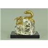 Image 4 : Gold Plexiglases and Silver Plated Snake Sculpture