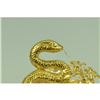 Image 5 : Gold Plexiglases and Silver Plated Snake Sculpture