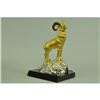 Image 2 : Gold Plexiglases Shaggy Sheep or Ram Sculpture