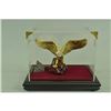 Gold Plexiglases American Silver Eagle Statue