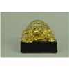 Gold Plexiglases Turtle Business Cardholder