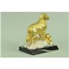 Image 4 : Gold Plexiglases Retriever Police Dog Statue
