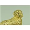 Image 5 : Gold Plexiglases Retriever Police Dog Statue
