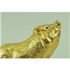 Image 5 : Gold Plexiglases and Silver Plated pig Sculpture