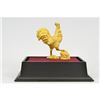 Image 2 : Gold Plexiglases Rooster Farm Sculpture