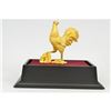 Image 4 : Gold Plexiglases Rooster Farm Sculpture