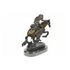 Image 8 : Native American Indian Riding Horse Bronze Sculpture