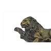 Image 2 : Lion Resting Bronze Sculpture on Marble Base Figurine