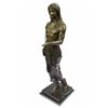 Image 5 : Egyptian Prince Bronze Sculpture on Marble Base Statue