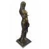 Image 8 : Egyptian Prince Bronze Sculpture on Marble Base Statue