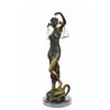 Image 6 : 19 inches Tall Blind Justice Bronze Sculpture