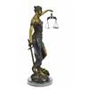 Image 9 : 19 inches Tall Blind Justice Bronze Sculpture
