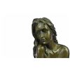 Image 2 : Nude Female Bronze Sculpture on Marble Base Statue