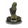 Image 7 : Nude Female Bronze Sculpture on Marble Base Statue