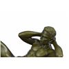 Image 2 : Nude Gay Bronze Sculpture on Marble Base Statue Art