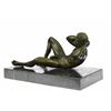 Image 5 : Nude Gay Bronze Sculpture on Marble Base Statue Art