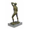 Image 8 : Nude Gay Man Bronze Sculpture on Marble Base Statue