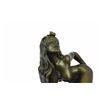 Image 2 : Nude Sexy Woman Bronze Sculpture on Marble Base Statue