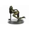 Image 5 : Nude Sexy Woman Bronze Sculpture on Marble Base Statue