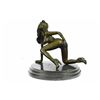 Image 6 : Nude Sexy Woman Bronze Sculpture on Marble Base Statue