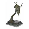 Image 5 : Modern Art Melting Clock Bronze Sculpture