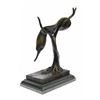 Image 6 : Modern Art Melting Clock Bronze Sculpture