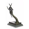 Image 8 : Modern Art Melting Clock Bronze Sculpture