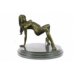 Nude Sexy Girl Bronze Sculpture