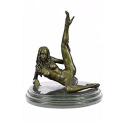 Nude Naked Woman Bronze Sculpture