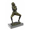 Image 9 : Nude Female Bronze Sculpture on Marble Base Statue