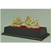 Image 2 : Gold Plexiglases Dual Dragons Sculpture
