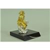 Image 4 : Gold Plexiglases Thinking Monkey Sculpture