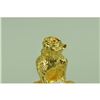 Image 5 : Gold Plexiglases Thinking Monkey Sculpture