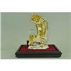 Image 2 : Gold Plexiglases Cobra Chinese Dragon Sculpture