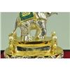 Image 6 : Gold Plexiglases Indian Elephants Sculpture